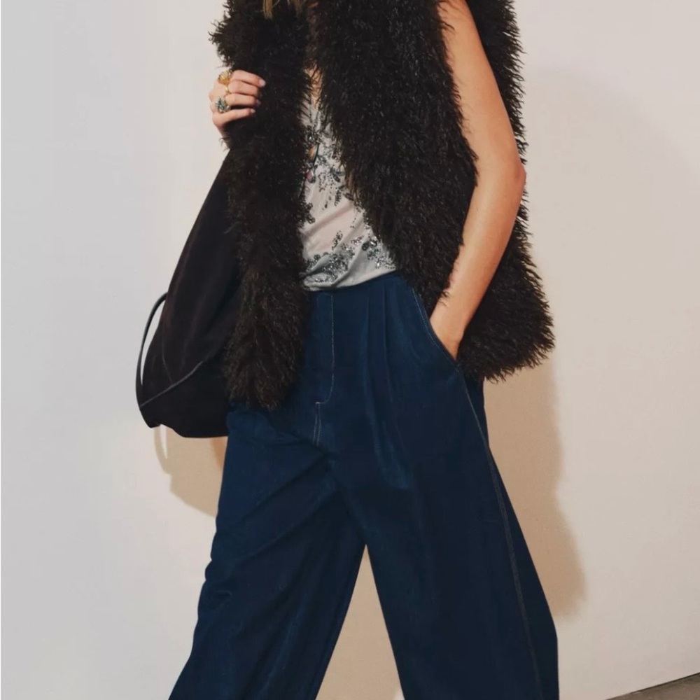 Zara Woman Collection Denim balloon pants.NWT